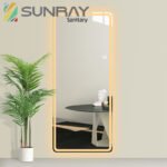 Dressing mirror with sandblasted chamfer - Image 2