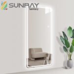 Dressing mirror with sandblasted chamfer - Image 3