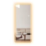 Dressing mirror with sandblasted chamfer - Image 4