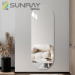 Track-shaped ordinary bathroom mirror - Image 5