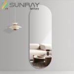 Track-shaped ordinary bathroom mirror - Image 2
