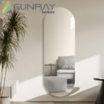 Track-shaped ordinary bathroom mirror - Image 3